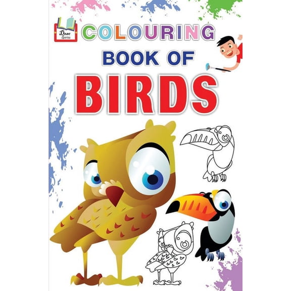 Colouring Book of BIRDS, (Paperback)
