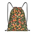 thumbnail image 1 of Saiise Fruits Peach Pattern Sports Drawstring Backpack - String Swim Gym Bag with Wet Proof Pocket for Women&Men-Small, 1 of 6