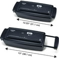 thumbnail image 5 of AU660S 6-Sheet Strip Cut Paper/Credit Card Shredder Without Wastebasket, Portable with Extendable Arm, Black, 5 of 5