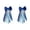 Blue, variant on SPOORYYO Stylish Cowboy Boot Bows for Western Fashion Enthusiasts at Weddings Festivals and More