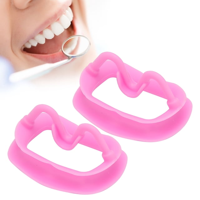 Ouvre-bouche, 2 Pcs Ouvre-Bouche Portable, Rétracteur de Joues Réutilisable, Rétracteur de Joues en Silicone pour Inspection Buccale des Lèvres