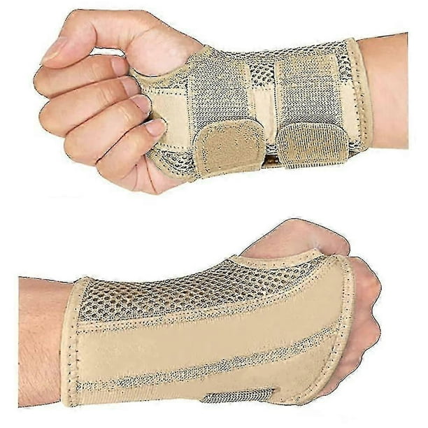 Carpal Tunnel Wrist Brace, Breathable Wrist Splint Brace Night Support Adjustable Straps For Tendonitis Arthritis stcyv
