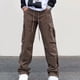 thumbnail image 5 of Pantalones largos para hombre, de moda, de verano, para exteriores, funcionales, con bolsillo de carga, pantalones de trabajo holgados, pantalones para hombre, 5 of 6
