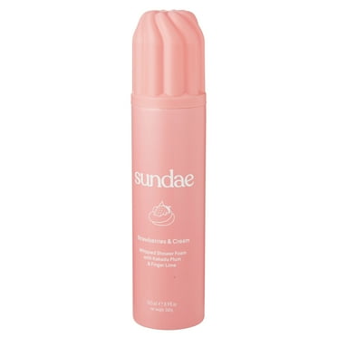 Sundae Whipped Shower Foam Strawberries   Cream for All Adult Skin Types
