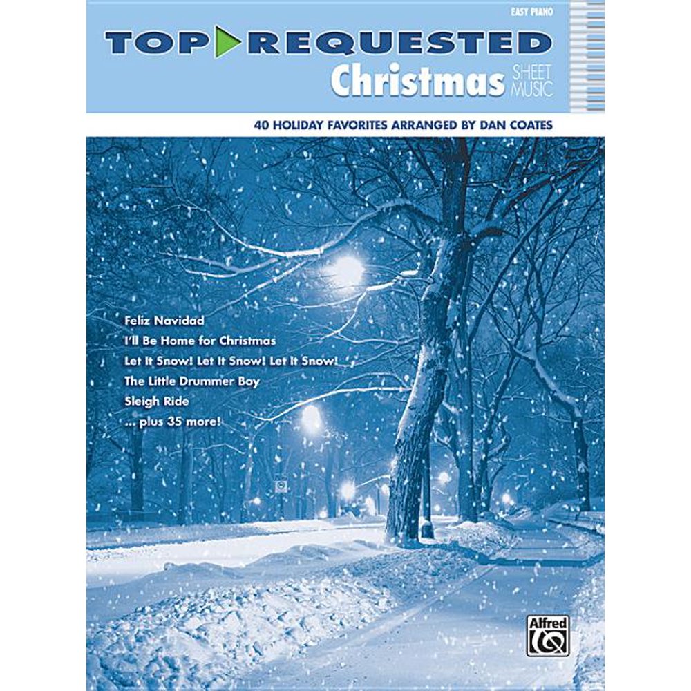 Donkeytime agnès Top-Requested Christmas Sheet Music : Easy Piano (Paperback) - Walmart.com - Walmart.com