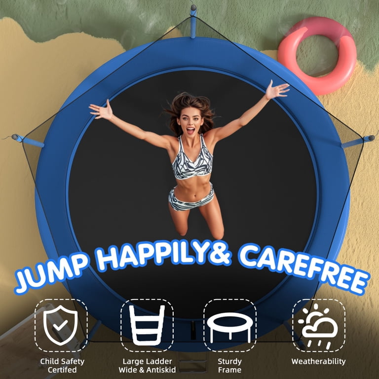 SENCHO GINSYTALIOR, 14 FT Heavy Duty Outdoor Trampoline with