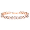 thumbnail image 3 of Soumake Shiny Rhinestone Inlaid Women Bracelet Adjustable Bangle For Party Anniversary Fashion, 3 of 8