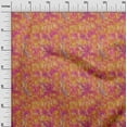 thumbnail image 2 of oneOone Cotton Jersey Orange Fabric Batik Fabric For Sewing Printed Craft Fabric By The Yard 58 Inch Wide, 2 of 4