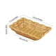 thumbnail image 3 of Utensilios de cocina, Accesorios de cocina, Cesta de almacenamiento tejida de mimbre, Cesta de almacenamiento tejida para mesa, Cesta para frutas secas, Bandeja de regalo para frutas, Cesta de almacen, 3 of 6