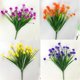 thumbnail image 3 of paquetes de flores artificiales para exteriores, arbustos resistentes a los rayos UV, vegetación de plástico sintético para plantas colgantes de interior y exterior, jardín, porche, ventana, casa, boda, granja, decoración Sailing  Electrónica, 3 of 3