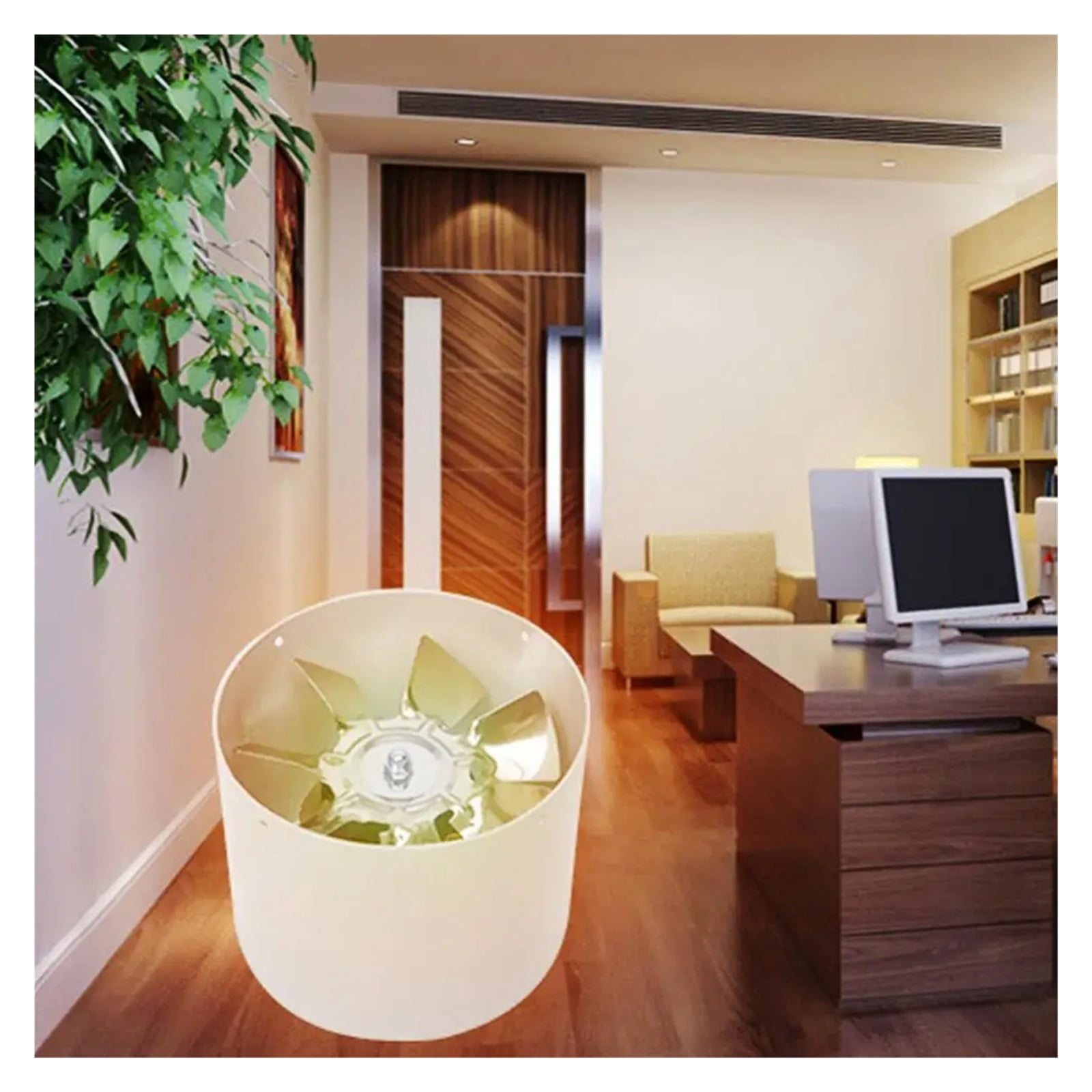 4inch Silent Inline Duct Fan Air Ventilator Metal Pipe Ventilation Exhaust Fan Mini Kitchen Bathroom Toilet Wall Extractor Fan ,Energy-Efficient