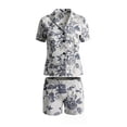 thumbnail image 1 of Pijama Secret Treasures para Dama Set Camisero Manga Corta con Short Marino Talla G 2 Piezas, 1 of 1
