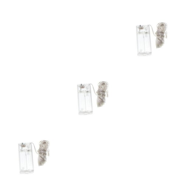 Toystoory luz de hadas lámparas LED con pilas encantadoras adorno de vacaciones al aire libre iluminación decorativa blanco cálido / 3 metros Type1 NO1