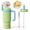 Green, variant on Comobebe 24 oz Insulated Whale Fountain Sippy Cup, 316 Stainless Steel Leak-Proof with 2 Lids, Fits Car Cup Holders, Green Dinosaur for Kids Teens Adults (green)