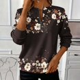 thumbnail image 5 of Chandail en Molleton pour Femmes, Décontracté Ample Col Rond, Chandail en Molleton pour Femmes Tendance, 5 of 5