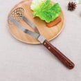 thumbnail image 5 of Potato Masher Kitchen Practical Stainless Steel Potato Presser Ricer With Wood Handle Kitchen Gadgets, 5 of 5