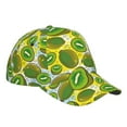 thumbnail image 3 of Naloa Original Classic Low Profile Hat Men Women Baseball Cap Dad Hat Adjustable Unconstructed Watercolor Kiwi Fruits Summer Print Cap, 3 of 9