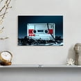 thumbnail image 7 of Elephant Stock Mixtape Film Tangle Wall Art - Horizontal Canvas Wall Art - Living Room Wall Decor - Music Canvas - Blue And Brown Decor - 12" x 8", 7 of 7