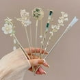 thumbnail image 2 of 1Pcs High-end Flower Tassel Glowing Chinese Style Hair Stick Hair Insert Lotus Lantern Hairpin Ancient Style 02, 2 of 8