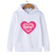 thumbnail image 3 of Sudadera con capucha de forro polar con estampado de dibujos animados de Barbie para niña, sudadera Kawaii de manga larga, ropa para bebé, primavera y otoño, 3 of 5