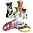thumbnail image 2 of Dog Collar Printing Multi-Colored Stripe Dog Collar,Adjustable Safety Metal Puppy Collars, 2 of 7