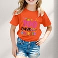 thumbnail image 2 of TZEWGL Tops For Toddler Round Neck Loose Short Sleeve Graphic Print Top For Kids size 10-11T, 2 of 4