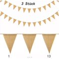 thumbnail image 1 of Flag Banner ,Jute Pennant Flag Garlands Fabric ,Triangle Flags, 1 of 4