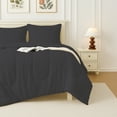 thumbnail image 1 of Beddora 3-Piece Ultra-Soft Comforter Set, All-Season, Wrinkle-Free, Lightweight Microfiber, Hypoallergenic – King – Forged Iron, 1 of 7