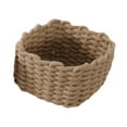 thumbnail image 4 of veasfak Multipurpose Organiser Box Rope Basket Container Bin Portable Storage Basket for Brown, 4 of 6
