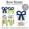 thumbnail image 6 of Big Dot of Happiness Cheerful Happy Birthday - Square Favor Gift Boxes - Colorful Birthday Party Bow Boxes - Set of 12, 6 of 8