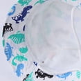 thumbnail image 3 of Kids Girls Dinosaur Print Bucket Sun Hat UPF 50+ Kids Kids Wide Brim Summer Beach Hat with Adjustable Chin Strap,Size 48, 3 of 5