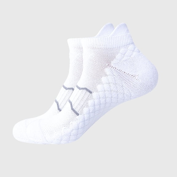 PInxai Ankle Socks for Women Cotton Casual Athletic Socks Low Cut Comfy Stretchy Hiking Running Sports Socks,White,Free Size