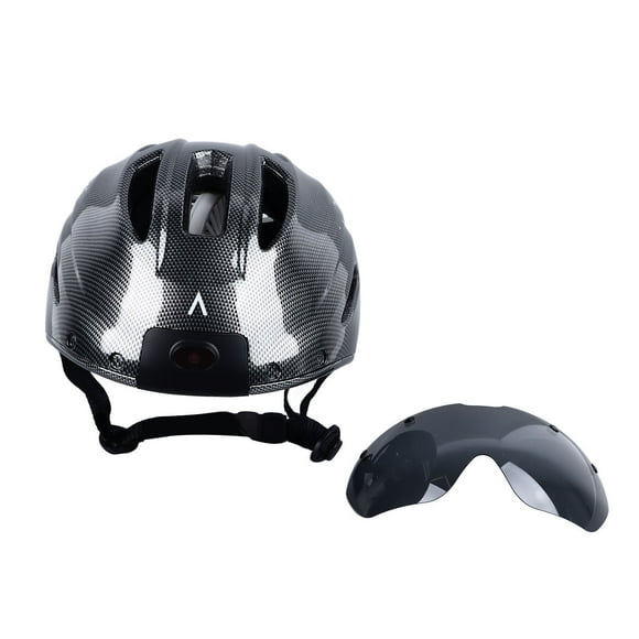 Helmet with Video Recorder, Secure Fix 1080P Smart Bike Helmet for Cycling