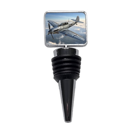 Messerschmitt Bf 109 WWII German Fighter Plane Wine Bottle Stopper Cap Plug