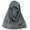 Grey, variant on Women Hat Ruffle Cancer Chemo Turban Wrap Cap scarf Shawl Gentleman Hat