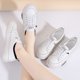 thumbnail image 5 of Zapatos informales para mujer, nuevas zapatillas planas transpirables blancas, zapatos ligeros, tenis para mujer, calzado para correr al aire libre, calzado de viaje, 5 of 5