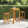 thumbnail image 1 of Charmma 3 Piece Patio Bar Set Solid Acacia Wood, 1 of 12
