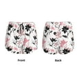 thumbnail image 5 of Lsque Lilies Flowers Printed Women's Running Shorts with Liner Pockets,Elastic Quick Dry Workout Athletic Gym Yoga Shorts,Womens High Waist Shorts-Large, 5 of 9