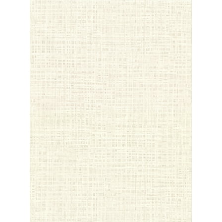 Warner Montgomery Off-White Distressed Faux Linen Wallpaper, 27-in by 27-ft, 60.8 sq. ft