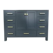 ARIEL CAMBRIDGE 48 IN. SINGLE SINK BASE CABINET IN MIDNIGHT BLUE