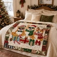 thumbnail image 5 of Halloween Flannel Quilted Throw Blanket, Soft Cozy Throw Blanket for Couch, Warm Decorative Throw Blanket for Winter, 5 of 7