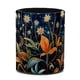 thumbnail image 1 of Organizador de escritorio compacto con portalápices - Juego de accesorios de escritorio para estudio de maquillaje y arte, diseño de plantas estrelladas, 1 of 5