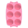 thumbnail image 2 of Yuarrent Molde de silicona para rosquillas de 6 rejillas para hornear, molde antiadherente para hacer rosquillas, molde de decoración de cocina hecho a Herramientas y accesorios para hornear Rosado Yuarrent HA004909-02, 2 of 6