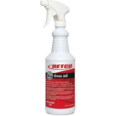 Betco BET1391200 1 qt. Heavy-Duty Food Services Degreaser, Amber & Orange