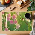 thumbnail image 2 of Placemat Set of 4 Lily Of The Valley Placemats for Dining Table Dewdrop Sunlight Washable Table Mats for Kitchen and Party Decor Indoor & Outdoor Use, 2 of 8