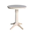 thumbnail image 1 of International Concepts K-30RT-27B-6B Table Ronde de Comptoir à Hauteur de Piédestal 30 Pouces - Multicolore, 1 of 1