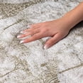 thumbnail image 3 of Addison Rugs Dream Shag Premium Machine Washable Transitional Palms & Safari Animals Fog Runner Rug, 2'3" x 7'6", 3 of 8