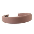 thumbnail image 6 of WEIWEIGG 1.3 Inch Light Brown Non-Slip Headbands Ivory, 1 Pack Wide Hair Bands for Women Girls, Comfortable Fashion DIY Hair Accessories, 6 of 7