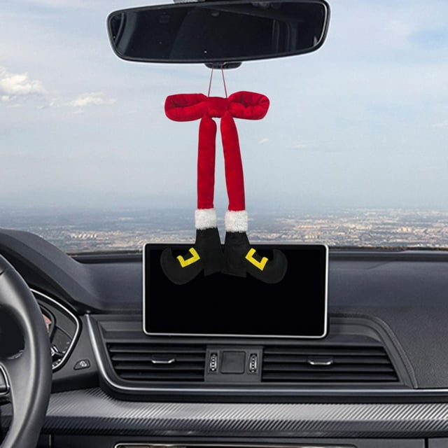 Adornos colgantes de patas de navideño, decoración creativa para hogar, decoración de patas de Papá , colgante para coche, dormitorio,