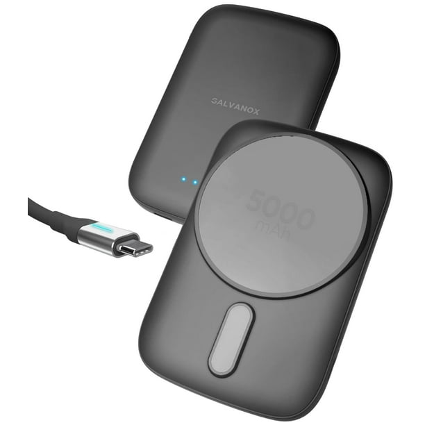 Galvanox Magnetische Draadloze Oplader – Compatibel Met MagSafe, 15W Snel Opladen, 3M Kabel, Met Zelfklevende Wandmontage, Voor IPhone 12 En Nieuwer